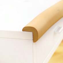 1件防撞条2米L型桌角保护垫保险杠安全软床边贴适用于婴儿童宝宝洗澡家庭装饰礼物 - 白色 - 查看 7
