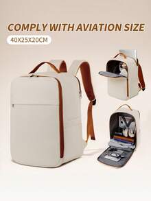 Myco Ryanair Cabin Bag - 15.75x7.87x9.84inch /40cm*26cm*20cm Laptop Backpack,Business Travel Anti Theft Slim Durable Laptops Backpack, Water Resistant College Computer Bag For Women & Men Fits 15.6 Inch Laptop And Notebook Bag For School School Accessories School Stuff - Multicolor - View 18