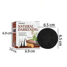 Jabón capilar natural de Polygonum multiflorum (100 g/3,52 oz): champú herbal para limpiar el cabelludo y lucir un cabello saludable. Fórmula botánica suave con espuma refrescante, apto para uso diario. - Negro - Ver 5