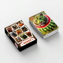 92 件意大利 Brainrot Animals‌ TungTungTung Sahur、Tung Tung Sahur 卡、Tralalero Tralala、Lirili Larlla、Bombardiro Ctocodilo、Boneca Ambalam、Brr Brr Patapim，适用于派对游戏、卡片收藏、派对礼物、主题派对游戏、生日礼物