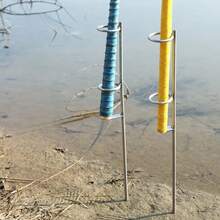 Soporte de caña de pescar de doble anillo de 30/40 cm, soporte de caña de pescar de un solo tenedor, herramientas de pesca para exteriores - 30 centímetros - Ver 1