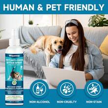 No Chew Spray For Dogs 200ML, Bitter Apple Spray For Dogs Stop Chewing Licking Of Furniture, Shoes, Bandages, Dog Training & Behavior Aids Spray, Indoor & Outdoor Use, No Alcohol & Trace - 預設 - 查看 4