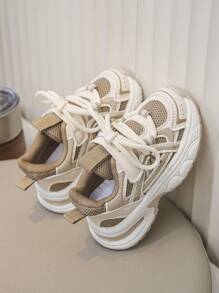 1Pair Spring And Autumn 2025 New Baby Shoes, Children's Sports Shoes, Breathable Boys' Running Shoes, Ultra Light, Suitable For 1-3 Years Old Back To School