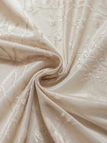 1 件日式流苏短半帘，咖啡色简约纯色咖啡窗帘，仿麻材质方杆窗帘，适用于客厅卧室厨房、窗户和橱柜遮盖装饰