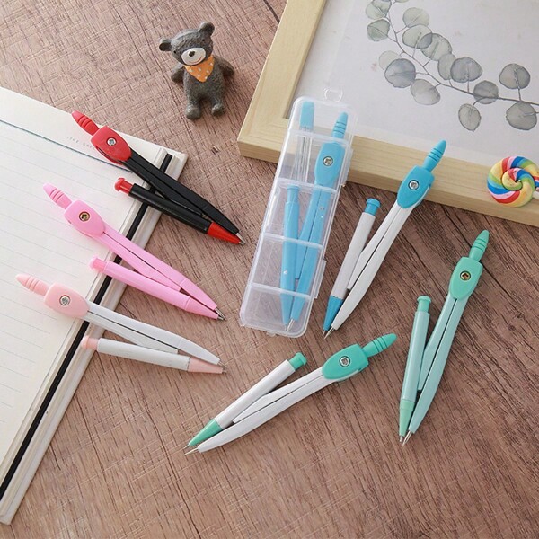 Creative Stationery Metal Compass Set, School Exam Drawing Supplies For Students School Supplies, Back To School