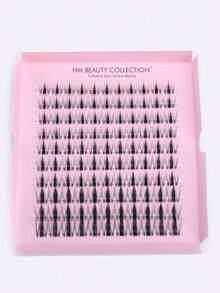 90 racimos de pestañas postizas naturales gruesas, adecuadas para principiantes para reutilizar, pestañas postizas de aspecto natural, extensiones de pestañas, naturales y plumosas, suaves y cómodas, largas y rizadas, ligeras y sin estrés, sueltas y convenientes, fáciles de aplicar