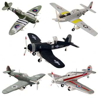1pc Assemble Model Airplane - Plastic Material - Multiple Models And Colors, Military Fighter/Bomber Plane Assembly Model Toy 1:48 Scale - Adult Collectible Fighter Plane Model Decor - Toy Car - DIY Fighter Plane - Suitable As Holiday Gift - Easter, Christmas Gift