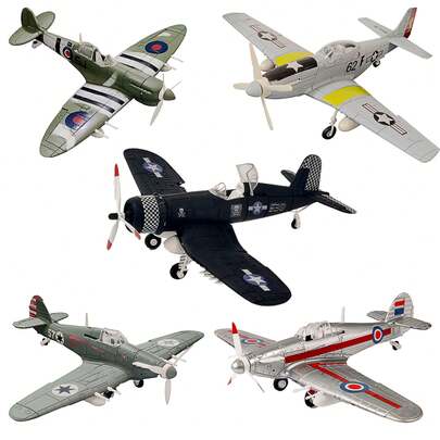 1pc Assemble Model Airplane - Plastic Material - Multiple Models And Colors, Military Fighter/Bomber Plane Assembly Model Toy 1:48 Scale - Adult Collectible Fighter Plane Model Decor - Toy Car - DIY Fighter Plane - Suitable As Holiday Gift - Easter, Christmas Gift