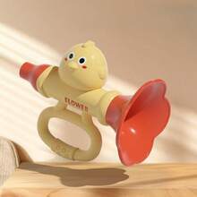 儿童迷你卡通喇叭玩具 音乐吹奏玩具 迷你乐器玩具 可爱小鸡花朵造型 宝宝可以吹奏的迷你口琴 培养音乐技能 万圣节圣诞节各种节日送给宝宝的精美礼物