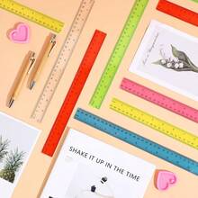 6/12/18 Pieces Of 12 Inch Plastic Rulers - Year-End Flexible Transparent Multi-Color Rulers For Back To School Supplies, With Centimeters And Inches, Suitable For Classrooms, Offices, Teachers, And Students - Multicolor - View 8