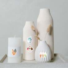 54PCS Ice Cream Cone Stickers Vinyl Aesthetics Stickers Scrapbooking, Diary, Bumper, Skateboard, Water Bottle, Cartoon, Hard Hat, Car Stickers And Decals - Multicolor - View 9