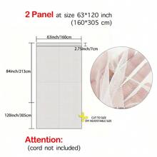 Mosquito Netting Curtain For Outdoor - Heavy-Duty Bug Proof Screen For Patio, Gazebo, Pergola - Easy Install, Weather-Resistant Semi-Transparent Mesh Curtains Keep Insects Out (Cord Not Included)