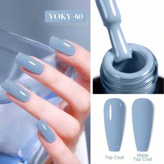 VOKY 72 Color Optional Gel Nail Polish Gel 7ML Color Gel Nail Polish Long-Lasting Nail Gel Soak Led/UV Gel Nail Polish Nail Art Nail Salon Home Gift For Women