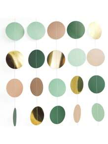 قطعة/قطعتين من أكاليل السندان الخضراء لتزيين أجواء الحفلات، الأعراس، أعياد الميلاد، الخطوبة، الأعراس العزوبية، التخرج، ديكورات المعلمين، لوازم أعياد الميلاد والأعراس والحفلات