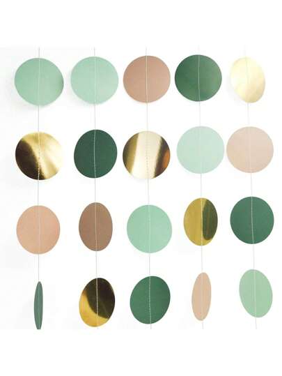 1 szt./2 szt. Zielone serpentyny girlanda - dekoracja atmosfery imprezy, wesele, urodziny, zaręczyny, wieczór panieński, uroczystość ukończenia szkoły, dekoracje dla nauczycieli, artykuły urodzinowe/ślubne/imprezowe