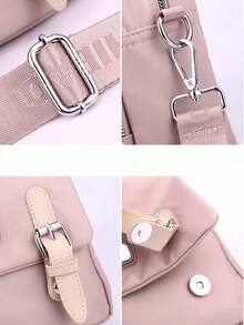 Women's Casual Single And Double Backpacks, New Versatile Shoulder Bags, Large-Capacity Student School Bags, New Multi-Functional Oxford Cloth Crossbody Bags, Versatile Single Shoulder Bags, Stylish Backpacks, Handbags - 紅色 - 查看 10