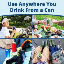 Complete Cover Easy Tab Opener New And Improved 6PK Beverage Barricade 2.0. Colorful Drink Can Protector Cap For Soda, Beer,  Shields From Bugs, Bees, Dust At The Party, BBQ, Beach - 12 gói - Xem 5