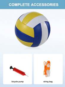 1pc Super Soft Official Size 5 Volleyball, Suitable For Outdoor/Indoor/Pool/Gym Training, High-Quality Volleyball Equipment, Durable & Stable, Waterproof For Beach Games & Training