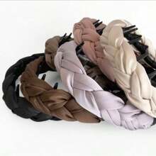 丝缎加厚宽齿梳发带女士，2025新款高端蓬松高冠可翻转头带，女士发带头带，发饰，发箍