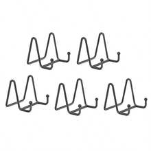 5 Packs 6 Inch Plate Stands For Display Picture - Vinyl Table Top Display, Decorative Metal Frame Holders For Book , Photo And Platter, Tabletop Art, Black 3 Packs,Back To School,School Supplies - Black - View 6