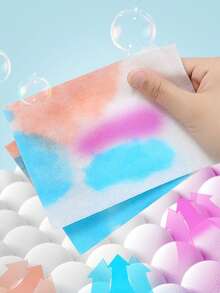 240Pcs Laundry Color Absorbing Paper Anti-Dyeing Laundry Tablets For Washing Machine Clean Clothes Color Catcher Sheets - Multicolor - View 10