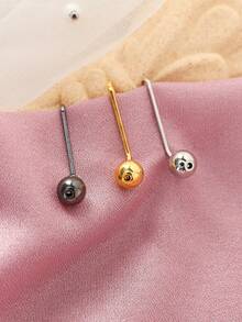 12/6/4/2/1pcs/Set Muslim Hijab Clips, Pearl Decor Hijab Pins, Non-Slip Brooch, Hijab, Shawl, Women Clothing Accessories - Multicolor - View 5