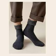 Winter Fashion Kit 6 Men's Women's Thick Wool Thermal Flexible Colorful Socks - Kit 3 (núcleos Sortidas)Feminina - View 8
