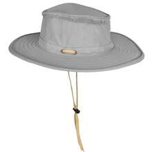 Solaris Fishing Hiking Hat Men, Hat Wide Brim Boonie UPF 50+ - Grey - View 1