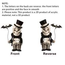 1pc Halloween Pendant Creative Skull Bag Bag Key Car Rearview Mirror Decoration Ornament Home Decor Perfect Gift For Friends And Family .