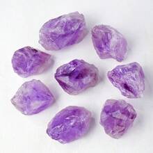 1/4/7pcs Asymmetrical Natural Light Purple Quartz Crystal, Natural Quartz For Healing, Meditation, Positive Energy, Wealth Attraction, Crystal Gifts, Furniture Decor, Desktop Decor, Aquarium Decoration