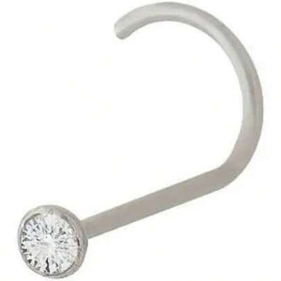 Piercing Nariz U Strass - Cores diversas