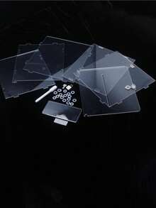 Acrylic Collection Box, Transparent Acrylic Wedding Party Card Holder Box With Lock, Separable Design Birthday Card Gift Box