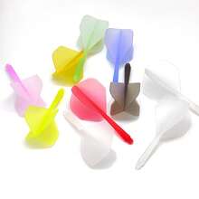 24pcs/Set - 2BA Integrated High Transparency Dart Flights - High Hardness POM Dart Flights - 8 Colors Available For Free Combination - Non-Deformable - Can Improve Accuracy - Multicolor - View 5