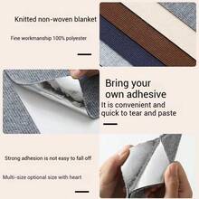 1pc Cuttable Self-Adhesive Cat Scratch Pad, Anti-Scratch Furniture Sofa Carpet Corner Protector, Suitable For Indoor Use, Replaceable Carpet For Cat Tree Scratching Post, Cuttable Cat Scratching Pad Sofa Mat - Multicolor - View 5