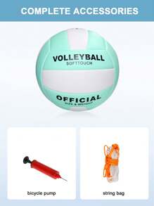 1pc Super Soft Official Size 5 Volleyball, Suitable For Outdoor/Indoor/Pool/Gym Training, High-Quality Volleyball Equipment, Durable & Stable, Waterproof For Beach Games & Training