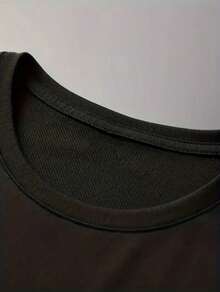 Camiseta con estampado de  Gráfico    Casual    Poliéster    mujer  Diario    primavera