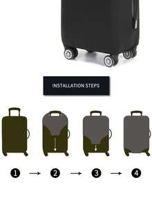 غطاء للحقيبة السفر لحجم 18 إلى 32 بوصة ، غطاء واقي للحقائب يناسب حقائب السفر والأعمال للرجال والنساء ، ملحقات السفر الحديثة