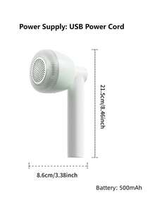 HYUNDAI Electric Lint Remover With Lint Roller, Fabric Shaver And Defuzzer, Fuzz Remover, Portable Fabric Trimmer, Suitable For Clothes, Bedding, Furniture, Carpets, Sofas, Cleaning Supplies, Cleaning Tools