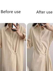 3pcs Adjustable Trousers Length Clips, Non-Damaging Dual Pearl Brooch, Waist & Hem Tighteners