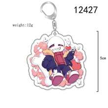 2D Anime Character Model Anime Party Gifts Original Acrylic Key Chain Undertale Frisk Toriel Sans Papyrus Undyne Cute Y2K Cartoon Pendant, Suitable For Shoulder Bags And Backpacks And Keys, The Perfect Gift For Fans, Cosplay Party Decoration Pendants Car Pendants Creative Anime Derivatives, Japanese Comic Pendants, Senior Anime Fans Collections, Otaku Series Gifts , Cheap Holiday Gifts