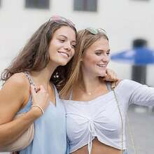 WARMDAY Gold Heart Necklace For Women,14k Gold Plated Heart Synthetic Gemstone Pendant Dainty Gold Necklace Delicate Box Gold Womens Non Tarnish Jewelry Valentine'S Day Birthday Gifts For Women Her Y2k Accessories - G-multi Colour 06-one Side - View 3