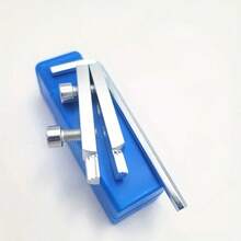 Faucet Valve Removal Tool - 1/2-3/4 Inch Adjustable Angle, Steel Pipe & Screw Disassembly, Easy-Grip Blue Handle, Plumber Essential Maintenance Kit - Multicolor - View 12