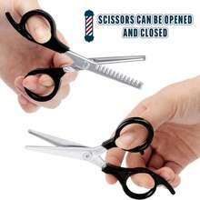 一套女孩美容院玩具套装，过家家美发师玩具套装，包括吹风机、剪刀、造型围裙和配件，非常适合作为新年、圣诞节、生日礼物（非功能性美发玩具模型） - 玫紅色 - 查看 6