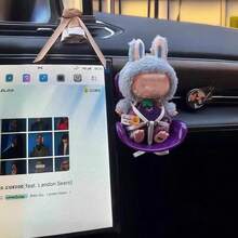 Mini Doll Seat For Labubu Doll Seat Car Ornament Car Air Aromatreatment Decoration Accessories With Fixed Decorative Clip Fits All 18cm Doll Gift - Multicolor - View 9