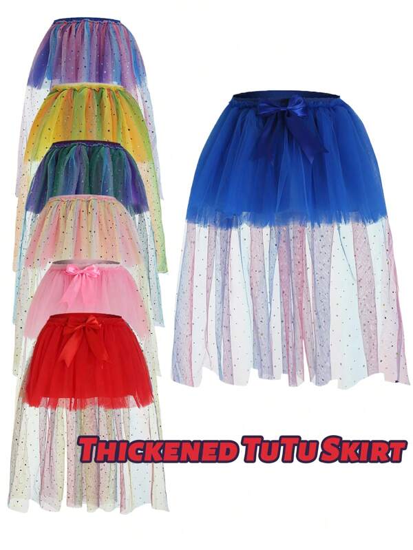 Falda de tul con volantes en multicapas con enagua ajustada, falda de tul princesa de 3 capas gruesa, vestido de baile de princesa de moda y bonito, apto para cosplay