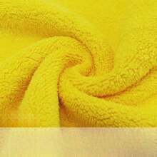 Car Wash Towel Water Absorbing Coral Velvet Double-Sided Yellow Gray Thickened Car Towel Car Cloth Cleaning Water Absorbing Towel 25*25cm