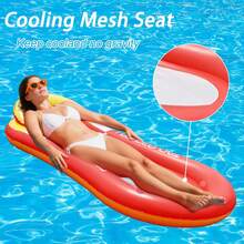 Giường phao hồ bơi cho người lớn, Giường phao hồ bơi bơm hơi, Giường phao có tựa đầu, Thích hợp cho bãi biển, hồ, hồ bơi, Giường phao hồ tắm nắng, Giường ghế nổi di động, Dùng khi đi du lịch, Bồn tắm nước nóng hồ bơi, Hồ, Ghế lưới nổi cho kỳ nghỉ trên bãi biển, Dành cho người lớn Màu xanh/hồng, Đồ dùng cần thiết cho bãi biển, Phụ kiện bãi biển - Nhiều màu - Xem 13