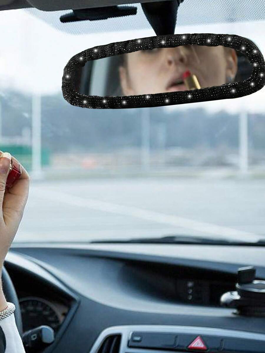 1pc Hot Stamping Decorative Set For Rearview Mirror - Universal For All Seasons