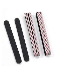 Black Nail File, Straight Nail Buffing Block, High Quality Non-Shedding Nail Buffing Block - Black - View 2