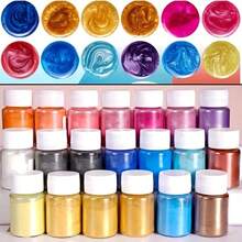1set 18 Colors Mica Powder Epoxy Resin Dye Pearl Pigment Natural Mica Mineral Powder DIY Glitter Epoxy Mold Jewelry Making Material - 18 Color Set - View 3